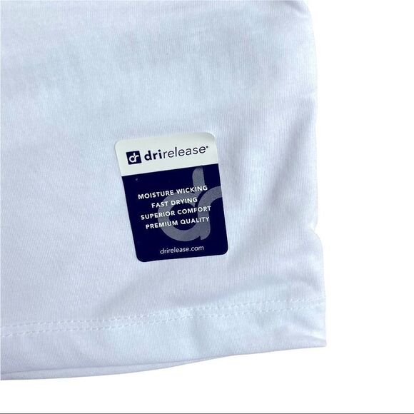 RVCA Navy Exchange White Graphic Tee Shirt Sz M NWT - Picture 3 of 7